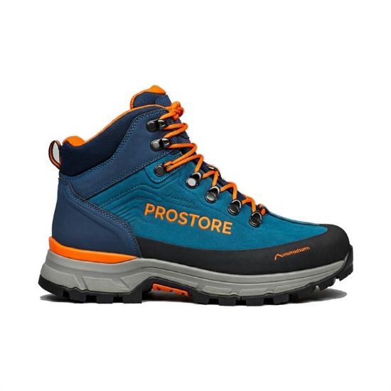 PICTURE OF PROSTORE FOOTWEAR TERRAVENTURE HIKING BOOTS BLUE ORANGE 6-1