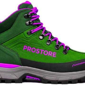 PROSTORE FOOTWEAR - TERRAVENTURE HIKING BOOTS GREEN PINK 6-2
