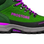 PICTURE OF PROSTORE FOOTWEAR TERRAVENTURE HIKING BOOTS GREEN PINK 6-3