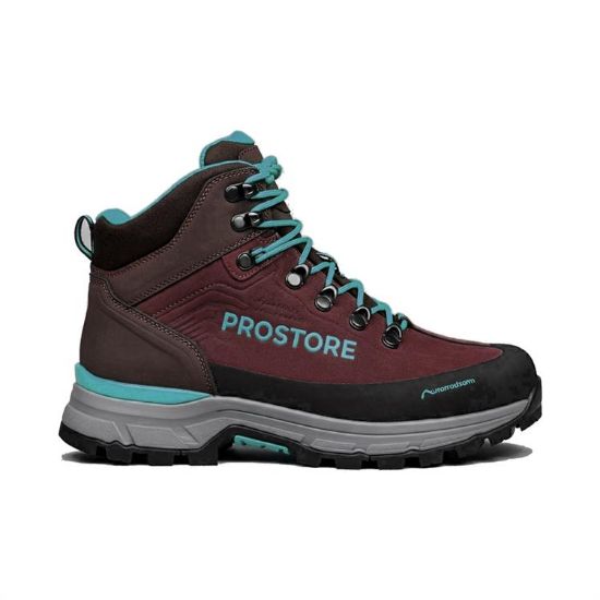 PICTURE OF PROSTORE FOOTWEAR TERRAVENTURE HIKING BOOTS BROWN TEAL 3-1