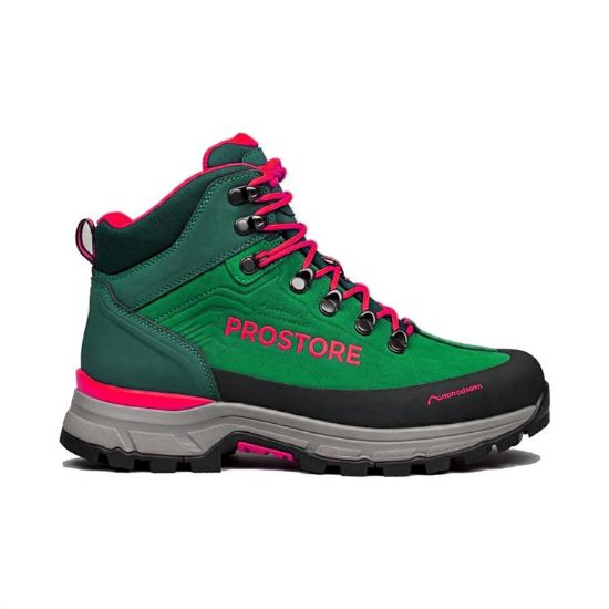 PICTURE OF PROSTORE FOOTWEAR TERRAVENTURE HIKING BOOTS GREEN PINKY RED 6-1