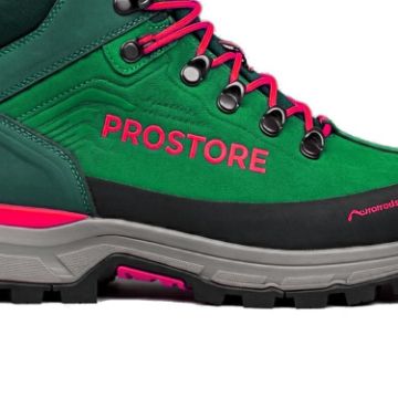 PROSTORE FOOTWEAR - TERRAVENTURE HIKING BOOTS GREEN PINKY RED 6-3