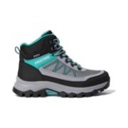 PICTURE OF PROSTORE FOOTWEAR SUMMIT STRIDER HIKING BOOTS TURQUOISE GREY BLACK 3-1