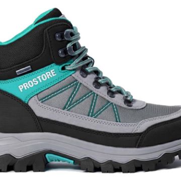 PROSTORE FOOTWEAR - SUMMIT STRIDER HIKING BOOTS TURQUOISE GREY BLACK 3-2
