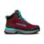 PROSTORE FOOTWEAR - TERRAVENTURE HIKING BOOTS RED TURQUOISE 3.5-1