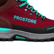 PICTURE OF PROSTORE FOOTWEAR TERRAVENTURE HIKING BOOTS RED TURQUOISE 3.5-3