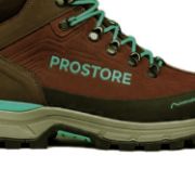 PICTURE OF PROSTORE FOOTWEAR TERRAVENTURE HIKING BOOTS BROWN TURQUOISE 3.5-3