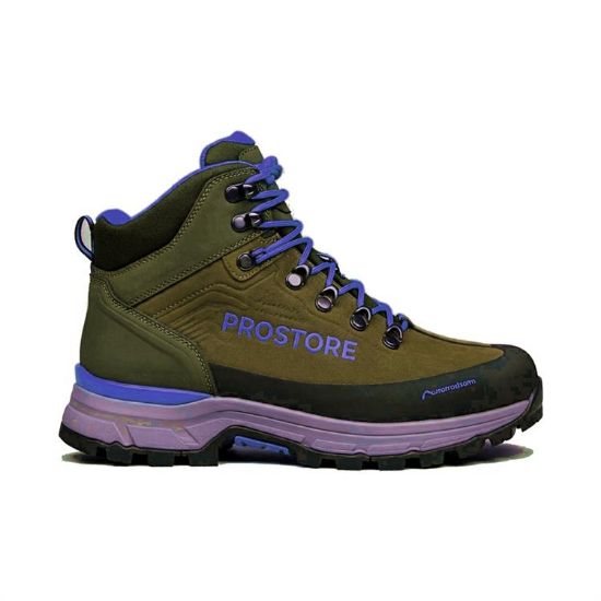 PICTURE OF PROSTORE FOOTWEAR TERRAVENTURE HIKING BOOTS GREEN PURPLE 8.5-1