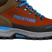 PICTURE OF PROSTORE FOOTWEAR TERRAVENTURE HIKING BOOTS CHOCOLATE BROWN BLUE 9.5-3