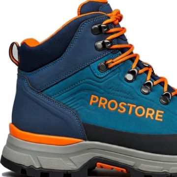 PROSTORE FOOTWEAR - TERRAVENTURE HIKING BOOTS BLUE ORANGE 6-5