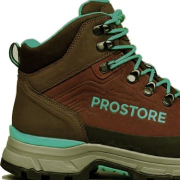 PROSTORE FOOTWEAR - TERRAVENTURE HIKING BOOTS BROWN TURQUOISE 3-5