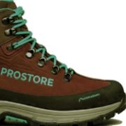 PICTURE OF PROSTORE FOOTWEAR TERRAVENTURE HIKING BOOTS BROWN TURQUOISE 3-6