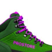 PICTURE OF PROSTORE FOOTWEAR TERRAVENTURE HIKING BOOTS GREEN PINK 6-4