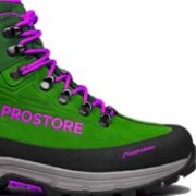 PICTURE OF PROSTORE FOOTWEAR TERRAVENTURE HIKING BOOTS GREEN PINK 6-6