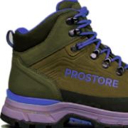 PICTURE OF PROSTORE FOOTWEAR TERRAVENTURE HIKING BOOTS GREEN PURPLE 6-5