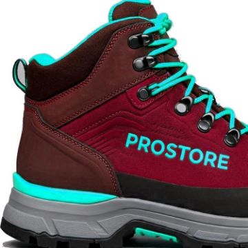 PROSTORE FOOTWEAR - TERRAVENTURE HIKING BOOTS RED TURQUOISE 3-5