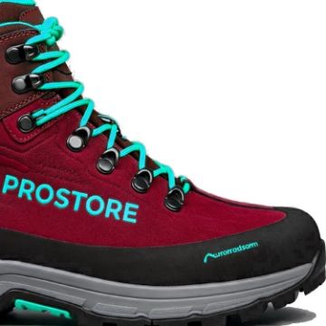 PROSTORE FOOTWEAR - TERRAVENTURE HIKING BOOTS RED TURQUOISE 3-6