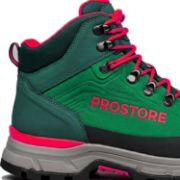 PICTURE OF PROSTORE FOOTWEAR TERRAVENTURE HIKING BOOTS GREEN RED 3-5