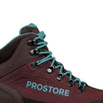 PROSTORE FOOTWEAR - TERRAVENTURE HIKING BOOTS BROWN TEAL 3-4