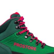 PICTURE OF PROSTORE FOOTWEAR TERRAVENTURE HIKING BOOTS GREEN PINKY RED 6-4