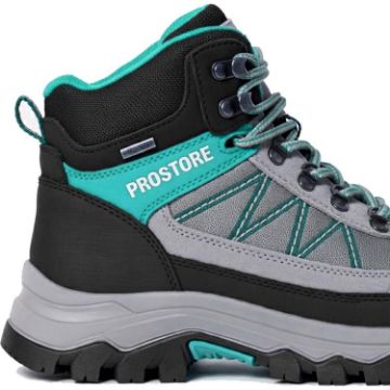 PROSTORE FOOTWEAR - SUMMIT STRIDER HIKING BOOTS TURQUOISE GREY BLACK 3-5