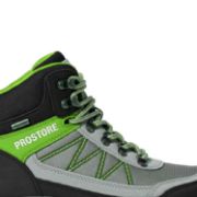 PICTURE OF PROSTORE FOOTWEAR SUMMIT STRIDER HIKING BOOTS GREEN GREY BLACK 3-4