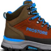 PICTURE OF PROSTORE FOOTWEAR TERRAVENTURE HIKING BOOTS CHOCOLATE BROWN BLUE 6.5-5