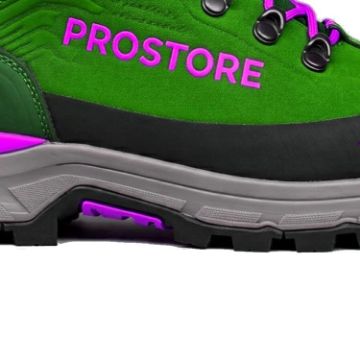 PROSTORE FOOTWEAR - TERRAVENTURE HIKING BOOTS GREEN PINK 6-8