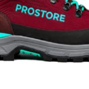 PICTURE OF PROSTORE FOOTWEAR TERRAVENTURE HIKING BOOTS RED TURQUOISE 3-8