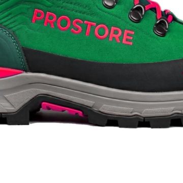 PROSTORE FOOTWEAR - TERRAVENTURE HIKING BOOTS GREEN PINKY RED 6-8