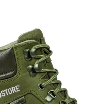 PROSTORE FOOTWEAR - ALPINE QUEST HIKING BOOTS LEAF GREEN 3-7