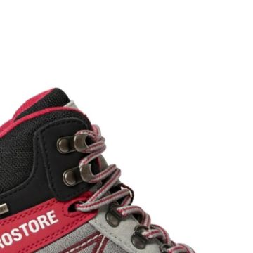 PROSTORE FOOTWEAR - SUMMIT STRIDER HIKING BOOTS RED GREY BLACK 3-7