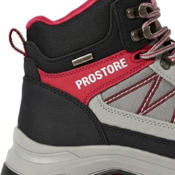 PROSTORE FOOTWEAR - SUMMIT STRIDER HIKING BOOTS RED GREY BLACK 3-9