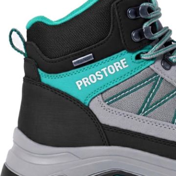 PROSTORE FOOTWEAR - SUMMIT STRIDER HIKING BOOTS TURQUOISE GREY BLACK 3-9