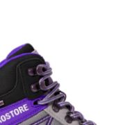 PICTURE OF PROSTORE FOOTWEAR SUMMIT STRIDER HIKING BOOTS PURPLE GREY BLACK 3-7