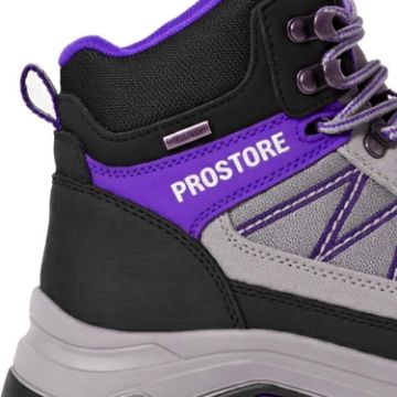 PROSTORE FOOTWEAR - SUMMIT STRIDER HIKING BOOTS PURPLE GREY BLACK 3-9