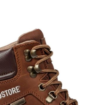 PROSTORE FOOTWEAR - ALPINE QUEST HIKING BOOTS SADDLE BROWN 3-7