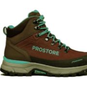 PICTURE OF PROSTORE FOOTWEAR TERRAVENTURE HIKING BOOTS BROWN TURQUOISE 3-10