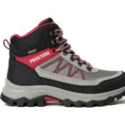 PICTURE OF PROSTORE FOOTWEAR SUMMIT STRIDER HIKING BOOTS RED GREY BLACK 3-10