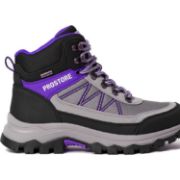 PICTURE OF PROSTORE FOOTWEAR SUMMIT STRIDER HIKING BOOTS PURPLE GREY BLACK 3-10