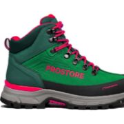 PICTURE OF PROSTORE FOOTWEAR TERRAVENTURE HIKING BOOTS GREEN PINKY RED 6.5-10