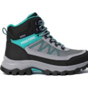PROSTORE FOOTWEAR - SUMMIT STRIDER HIKING BOOTS TURQUOISE GREY BLACK 6-10