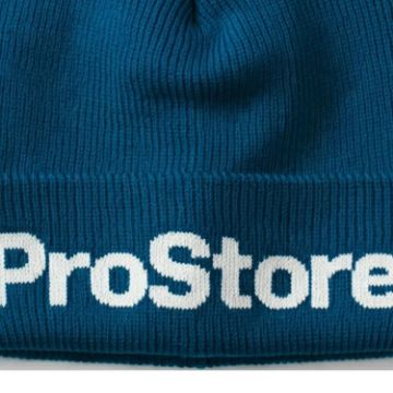 PROSTORE GLOVES - CHIEF POM BEANIE BEANIE BLUE OSFA-3