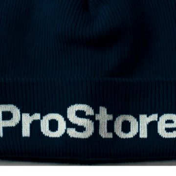 PROSTORE GLOVES - CHIEF POM BEANIE BEANIE BLACK OSFA-3