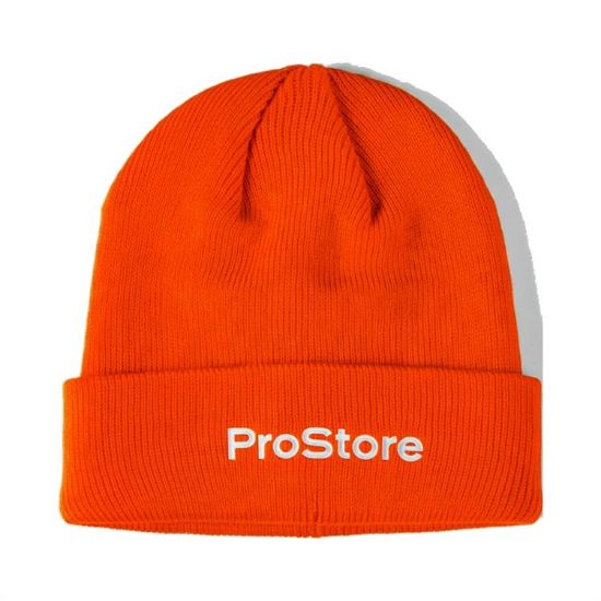 PICTURE OF PROSTORE GLOVES CAPITAL BEANIE BEANIE DARK ORANGE OSFA-1