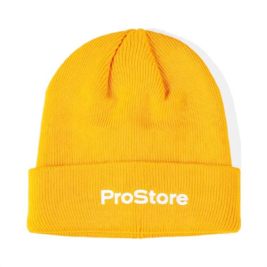 PICTURE OF PROSTORE GLOVES CAPITAL BEANIE BEANIE YELLOW OSFA-1