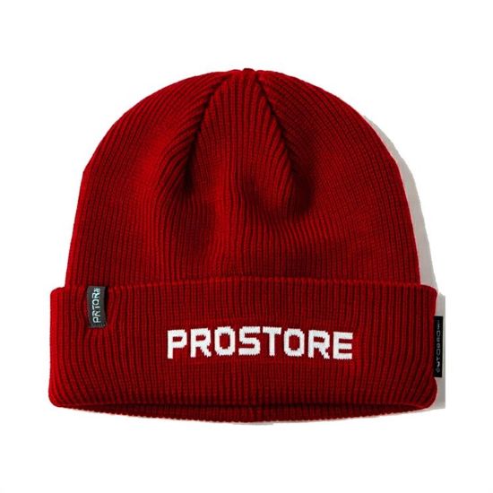 PICTURE OF PROSTORE GLOVES PRIME BEANIE BEANIE CLARET RED OSFA-1