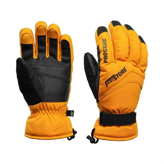 PICTURE OF PROSTORE GLOVES PEAKTHERM MITT GOLD BLACK XXS-1