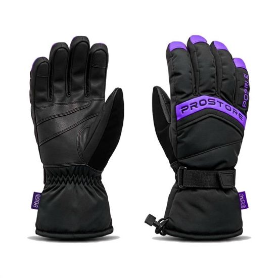 PICTURE OF PROSTORE GLOVES ICEHAVEN GLOVE MAUVE BLACK XS-1