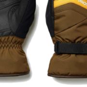 PICTURE OF PROSTORE GLOVES POWDERCORE GLOVE BROWN YELLOW BLACK XS-3